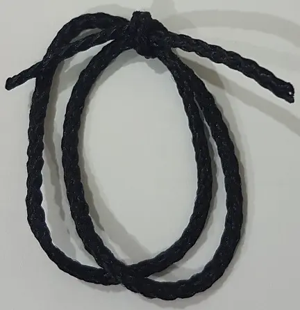 Black String, Cord Thick (2mm) 25cm