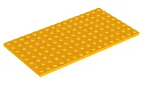 Bright Light Orange Plate 8 x 16