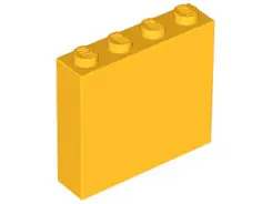 Bright Light Orange Brick 1 x 4 x 3
