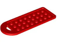Red Bag Tag with 3 x 8 Studs