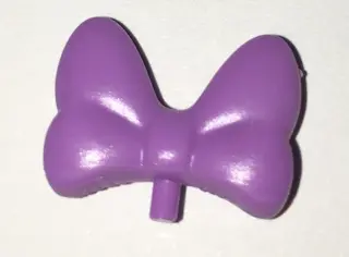 Medium Lavender Minifigure, Bow Large with Small Pin