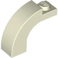 Glow In Dark White Arch 1 x 3 x 2 Curved Top