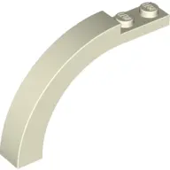 Glow In Dark White Arch 1 x 6 x 3 1/3 Curved Top