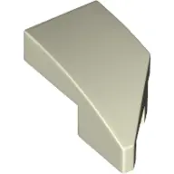 Glow In Dark White Wedge 2 x 1 x 2/3 Left