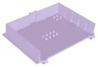Lavender Container, Book Cover Half, 16 x 12 x 2 2/3 (Storybook Adventures)