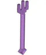 Medium Lavender Minifigure, Weapon Trident Pixelated (Minecraft)
