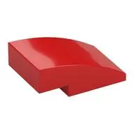 BRICK, W/ HALF BOW 2X3, W/ CUT