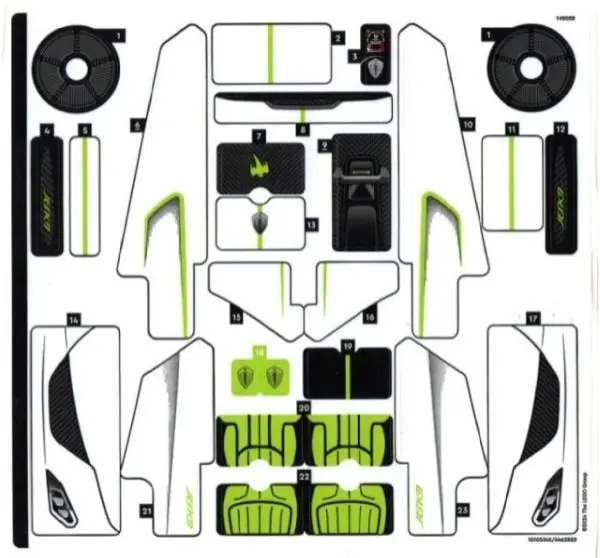 Sticker Sheet for Set 42184 - (10105340/6462853)