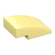 BRICK, W/ HALF BOW 2X3, W/ CUT