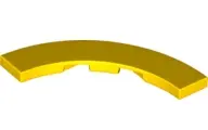 Yellow Tile, Round Corner 4 x 4 Macaroni