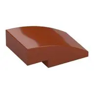 BRICK, W/ HALF BOW 2X3, W/ CUT