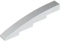 White Slope, Curved 8 x 1 x 1 2/3