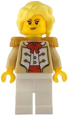 - Admiral's Daughter, Tan Coat, White Legs, Pearl Gold Epaulettes