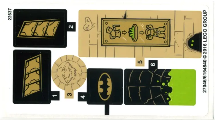 Sticker Sheet for Set 76056 - International Version - (27046/6154840)