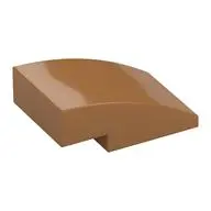 BRICK, W/ HALF BOW 2X3, W/ CUT