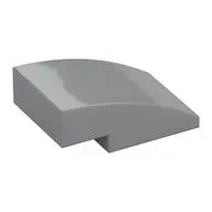 BRICK, W/ HALF BOW 2X3, W/ CUT