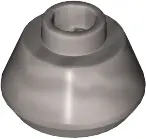 Metallic Silver Cone 1 1/2 x 1 1/2 x 2/3 Truncated