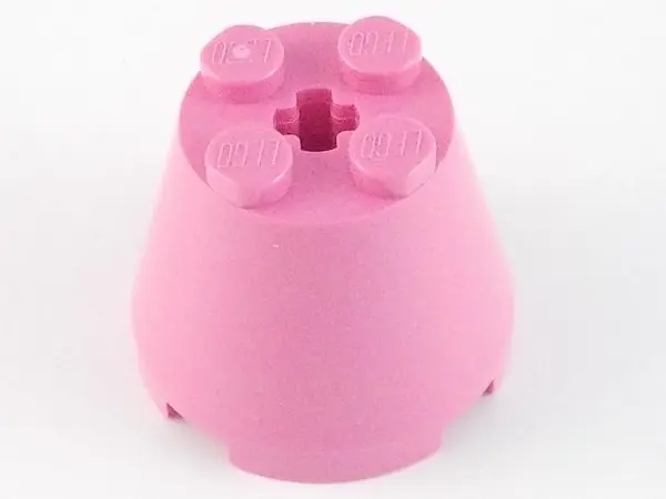 Dark Pink Cone 3 x 3 x 2