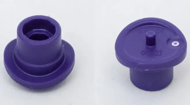 Dark Purple Minifigure, Top Hat with Small Pin and Open Top