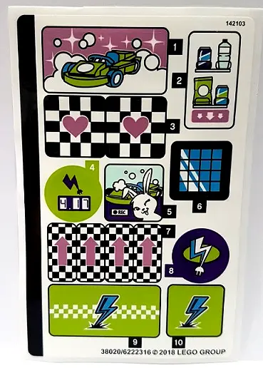 Sticker Sheet for Set 41350 - (38020/6222316)