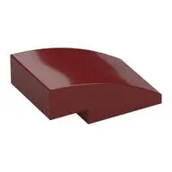BRICK, W/ HALF BOW 2X3, W/ CUT