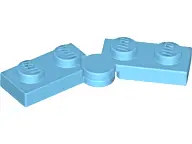 Medium Azure Hinge Plate 1 x 4 Swivel (2429 / 2430)