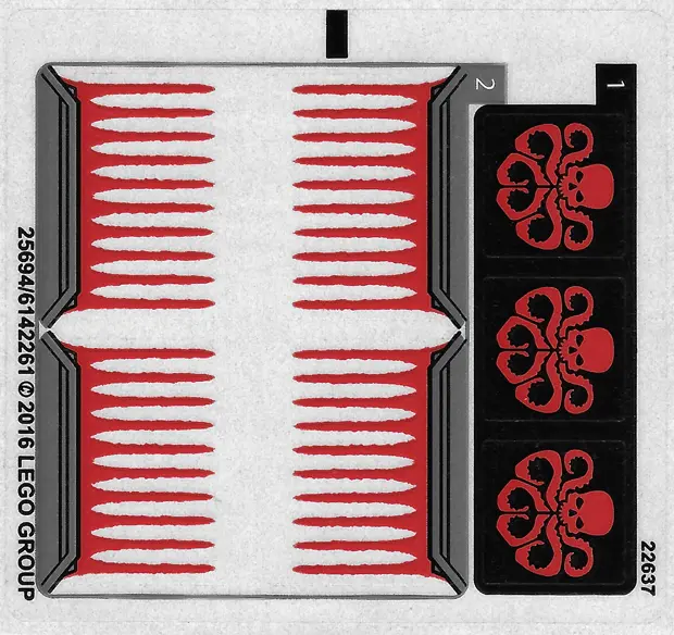 Sticker Sheet for Set 76048 - International Version - (25694/6142261)