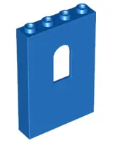 Blue Panel 1 x 4 x 5 Wall with Window