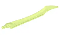 Yellowish Green Hero Factory Weapon, Blade with Curved Tip