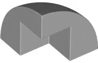 Bluish Gray Brick, Round Corner 2 x 2 x 1 2/3 Dome Top