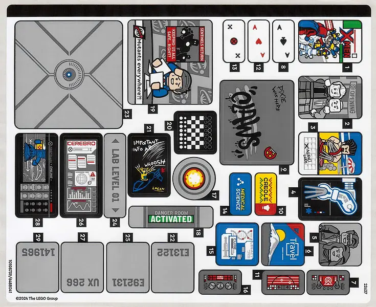 Sticker Sheet for Set 76294, Sheet 1 - (10108739/6488041)