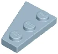 Sand Blue Wedge, Plate 3 x 2 Right