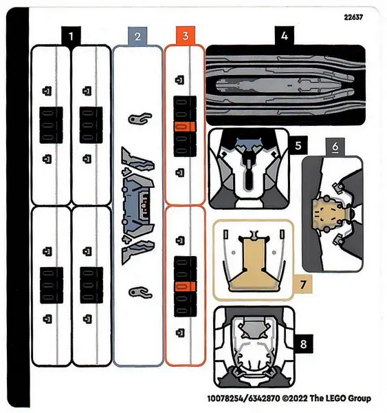 Sticker Sheet for Set 76989 - (10078254/6342870)
