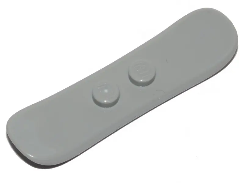 Light Bluish Gray Minifigure, Utensil Snowboard Small