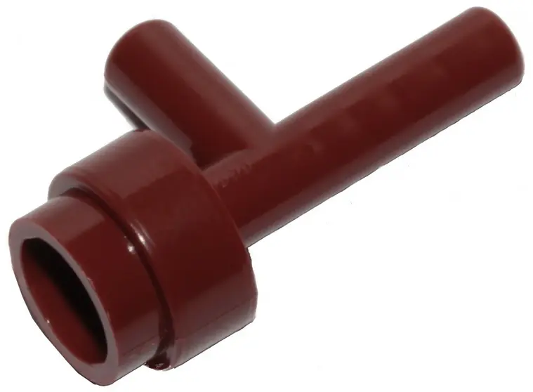 Reddish Brown Minifigure, Utensil Space Gun / Torch without Grooves