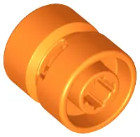 Orange Wheel 11mm D. x 12mm, Hole Notched for Wheels Holder Pin