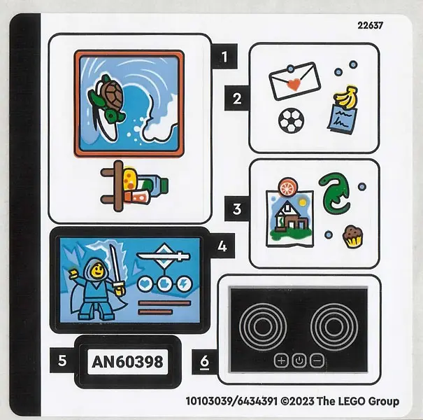 Sticker Sheet for Set 60398 - (10103039/6434391)