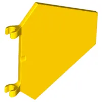 Yellow Flag 5 x 6 Hexagonal
