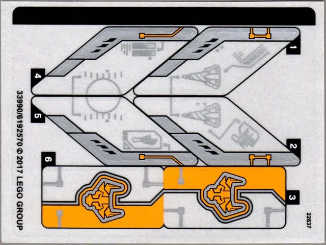 Sticker Sheet for Set 70354 - (33990/6192570)