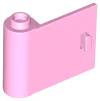 Bright Pink Door 1 x 3 x 2 Left - Open Between Top and Bottom Hinge