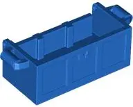 Container, Treasure Chest Bottom with Slots in Back