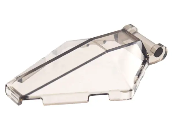Trans-Brown Windscreen 6 x 4 x 1 Hexagonal with Bar Handle