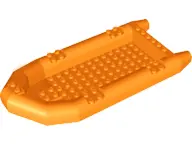 Orange Boat, Rubber Raft, Large