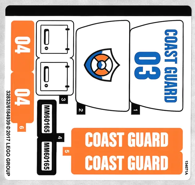 Sticker Sheet for Set 60165 - (32832/6184939)