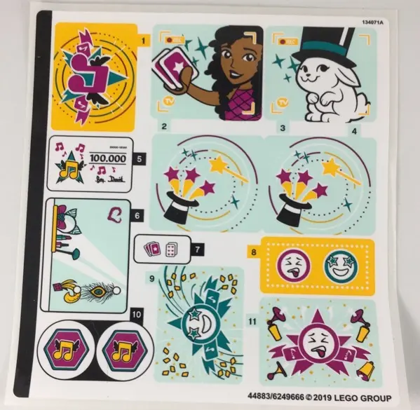 Sticker Sheet for Set 41368 - (44883/6249666)