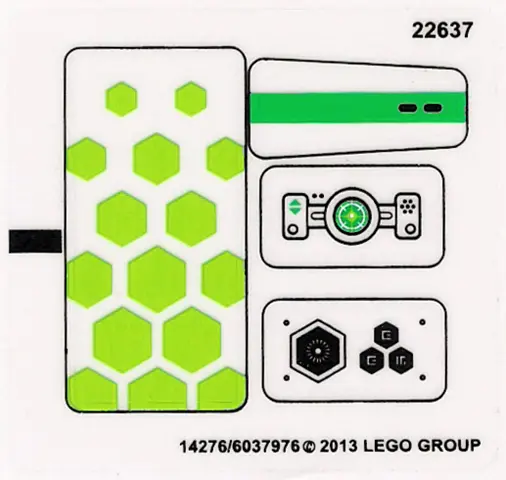 Sticker Sheet for Set 70706  - (14276/6037976)