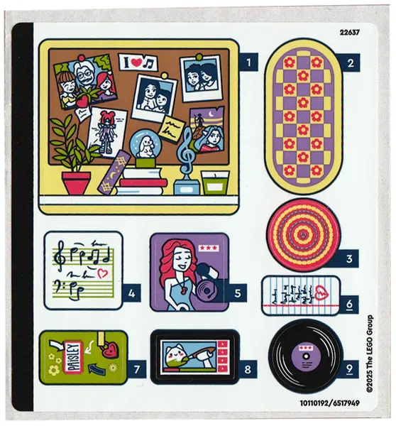 Sticker Sheet for Set 42647 - (10110192/6517949)