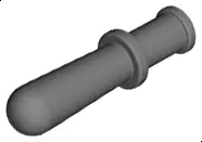 Dark Bluish Gray Minifigure, Weapon Baton / Club / Truncheon