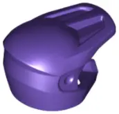 Dark Purple Minifigure, Headgear Helmet Dirt Bike