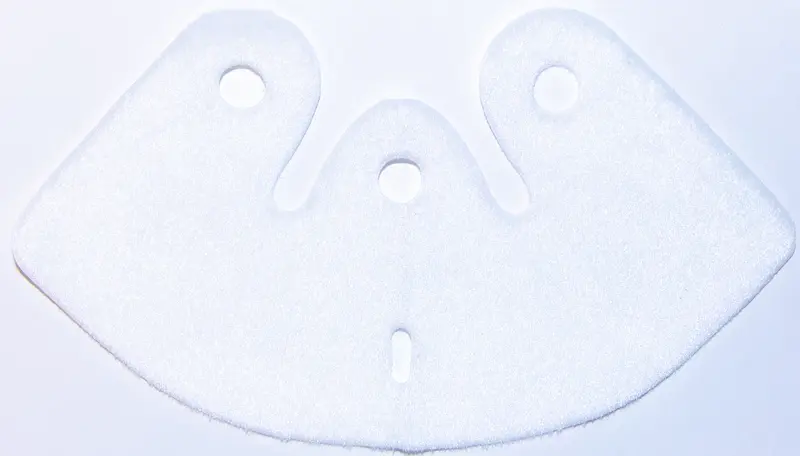 White Cloth Cape with 4 Holes, Small, Large Buildable Figures
